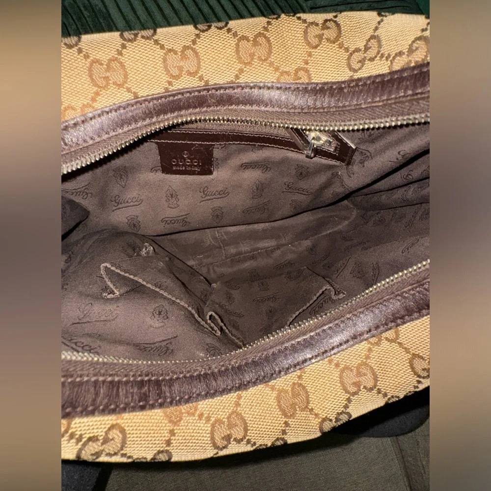 Gucci GG Canvas Medium Twins Hobo - Authentic - Picture 13 of 15